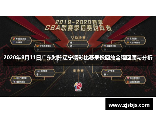 2020年8月11日广东对阵辽宁精彩比赛录像回放全程回顾与分析
